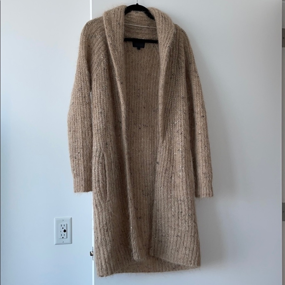 Intermix Long Cardigan Sweater
